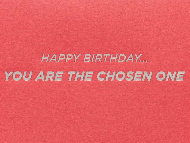 Papyrus Star Wars Birthday Card (You Are The Chosen One) - Image 3